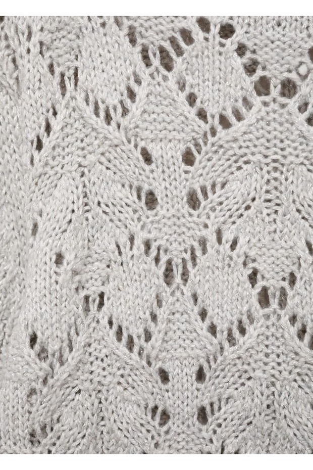 Lureks durchbrochener Strickpullover - 5