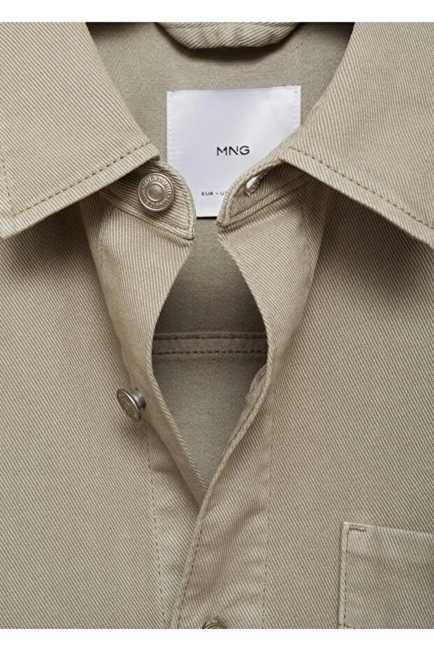 Cepli denim gömlek ceket - 8