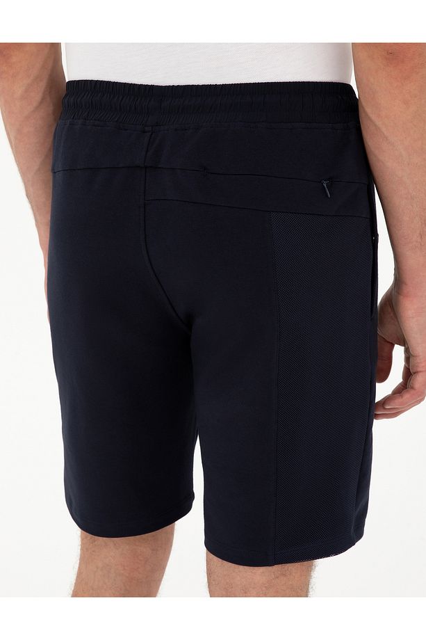 Lacivert Regular Fit Örme Şort 50284172-VR033 - 6