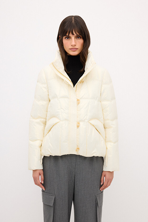 Kısa Şişme Mont - 6