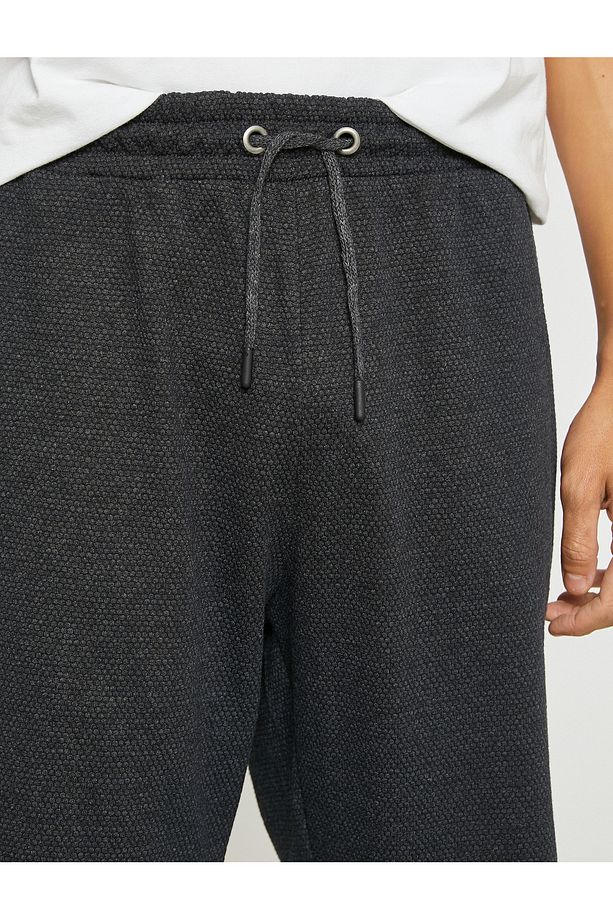 Basic Şort Beli Bağcıklı Slim Fit Cep Detaylı - 5