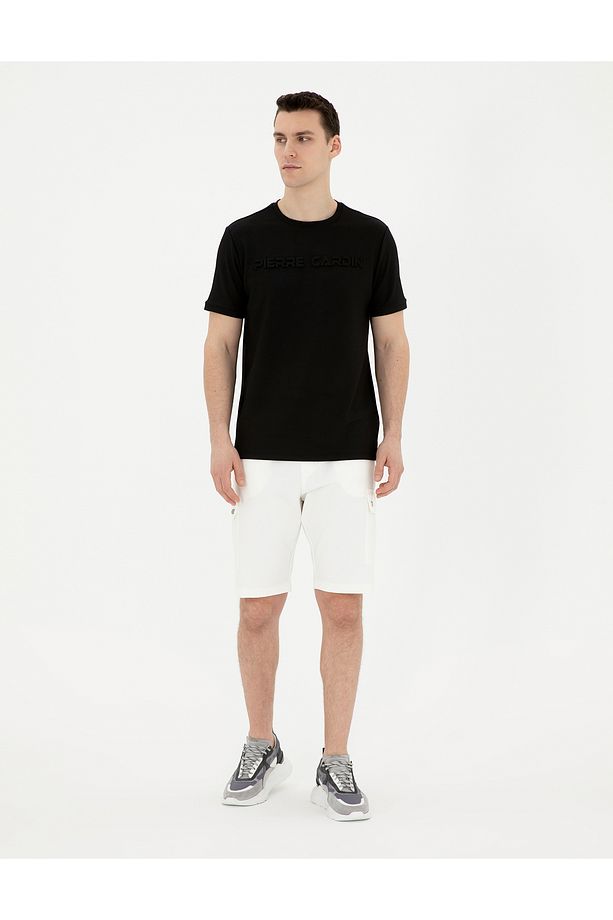 Ekru Regular Fit Örme Şort 50288263-VR019 - 1
