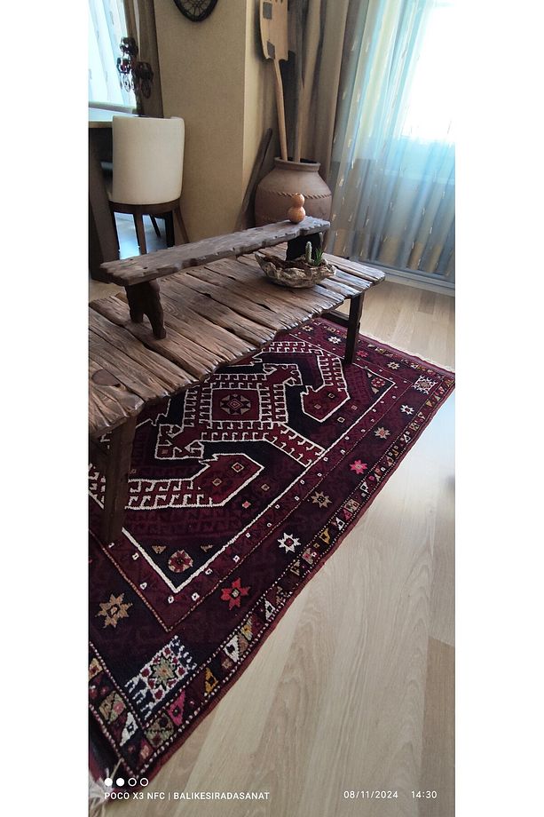 ORTA SEHPA JAPON KLASİK MODEL GERÇEK AHŞAP ESKİTME - 1