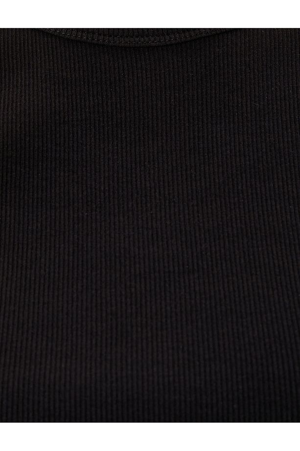 Halter Yaka Atlet Fitilli Basic Pamuklu - 6