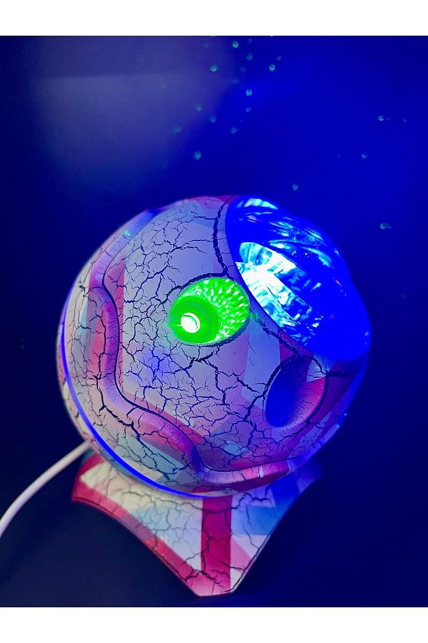 Dinazor Yumurtası Bluetooth Hoparlör Kumandalı Galaxy Projektör Çocuk Oda Gece Lambası - 4