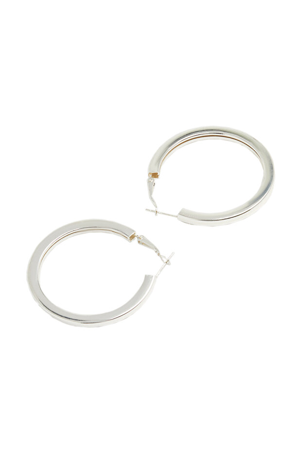 Basic Orta Boy Halka Küpe - 3