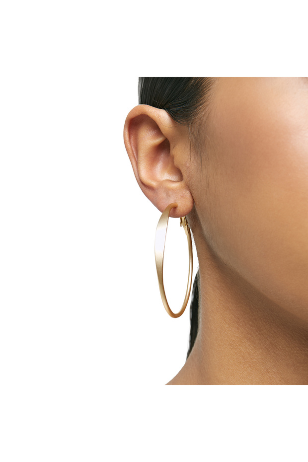 Basic Orta Boy Halka Küpe - 4