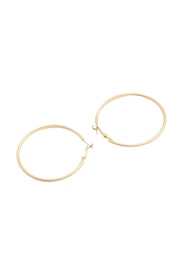 Basic Orta Boy Halka Küpe - 3