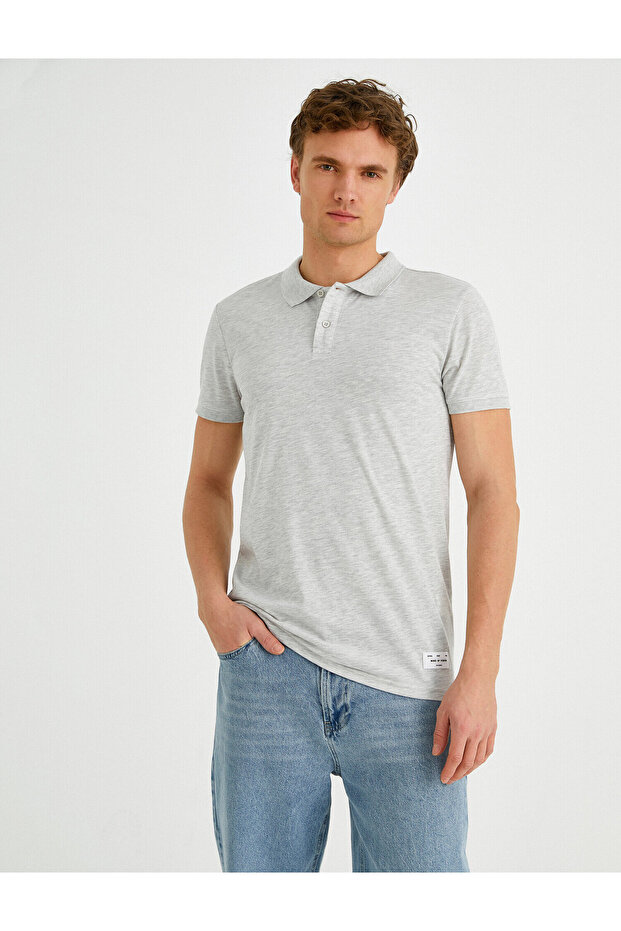 Basic Polo Yaka Tişört - 3