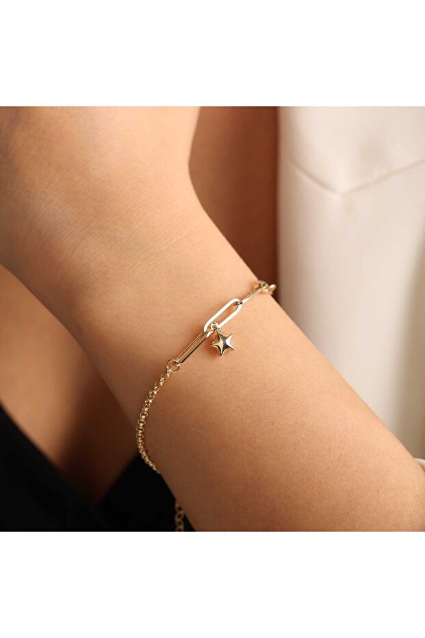 Doç Ataç Altın Bileklik Yıldız Form - 1