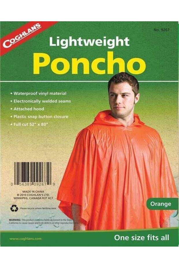 Yağmurluk Panço (TURUNCU) - 1