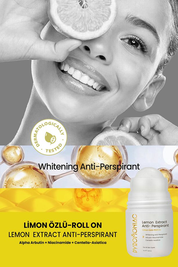 Pyromonıac Lemon Extract Anti-perspirant Roll-on 50ml - 3