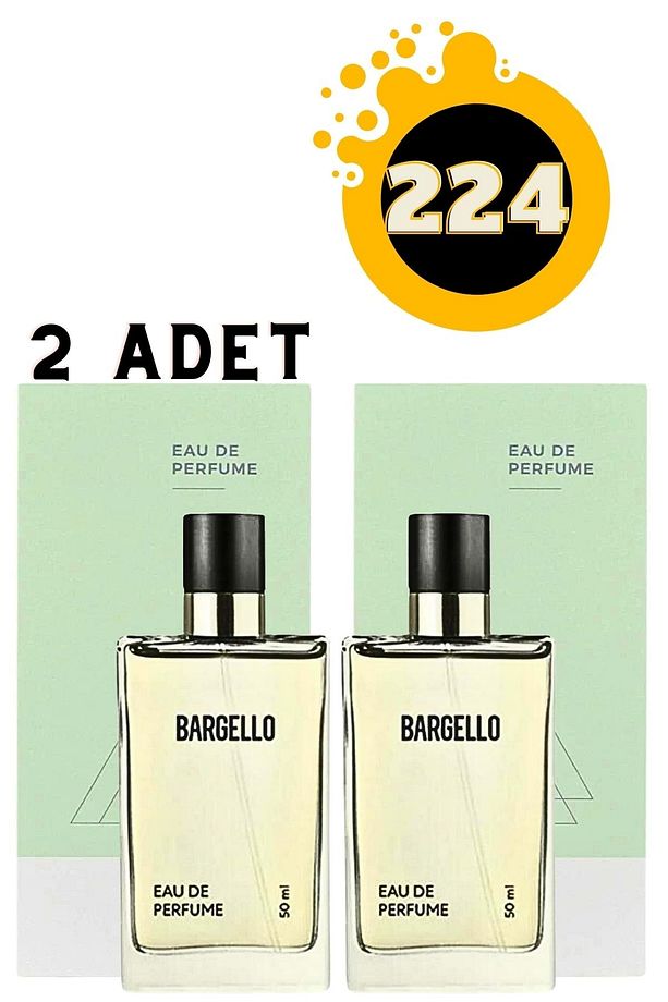 224 Edp Floral 50 ml Unisex Parfüm 2 adet - 1