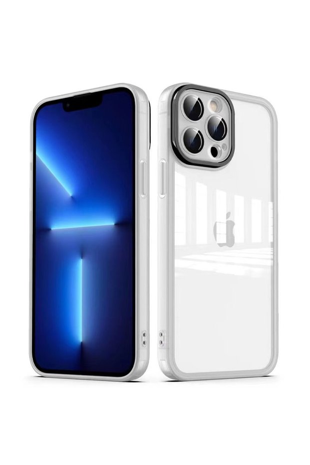 iPhone 13 Pro - Case Transparent Post Cover with Camera Protection - Colorless