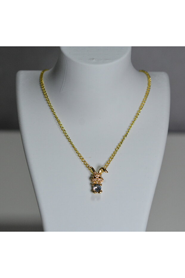 Tavşan Kristal Kolye - 2