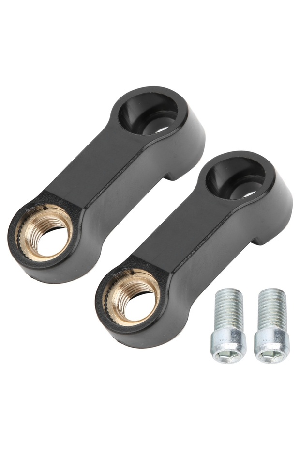 A 0.4in M10 Motorcycle Mirror Riser Spacers Extension Adapter Universal Accessory Handlebar Mirror .