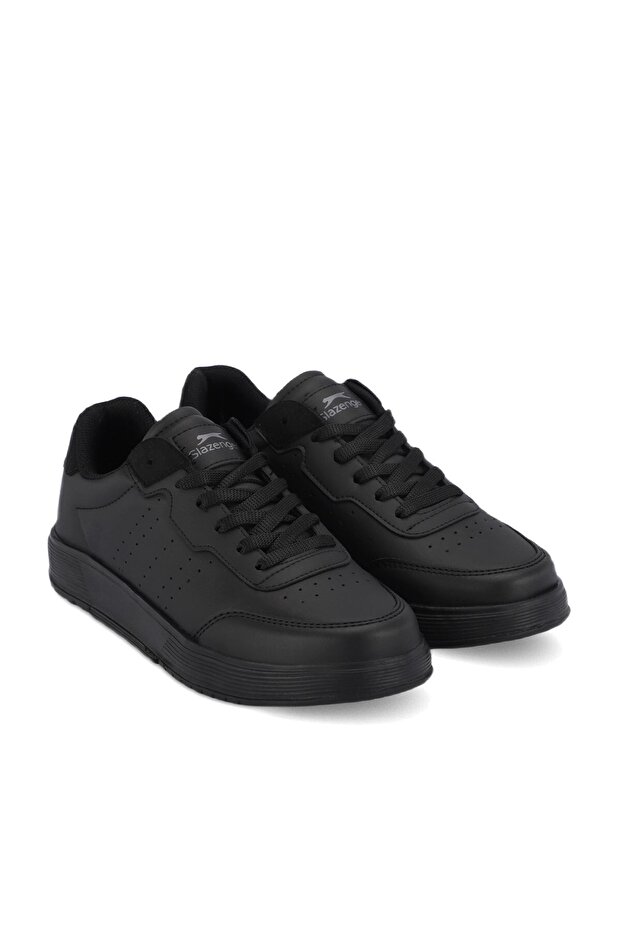 Comfort Sole Lace-Up Casual Sneaker Shoes Black