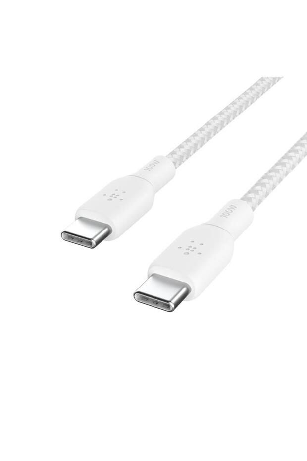BoostCharge USB-C to USB-C Örgülü 100W Kablo 2M-Byz - 4