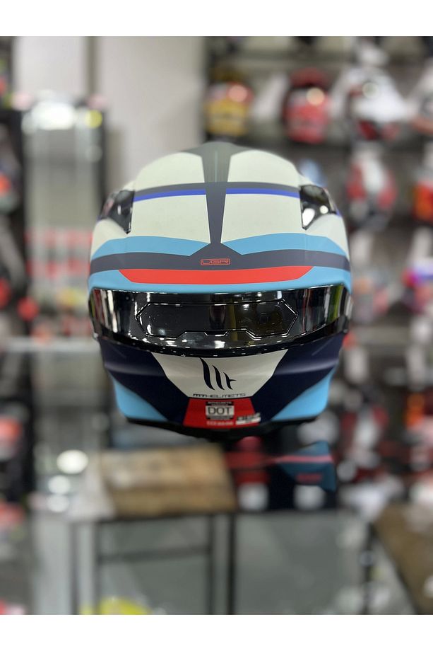 Helmets Targo S Kay C7 Kask Siyah Vizörlü (X1 ŞEFFAF VİZÖR) - 3