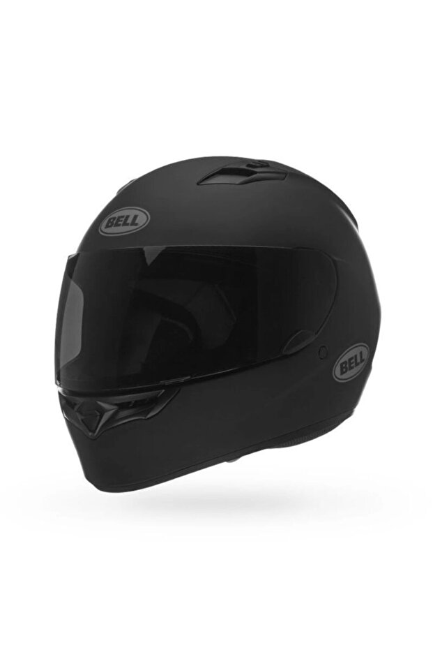 Qualifier Matt Black Mat Siyah Motosiklet Kaskı - 1