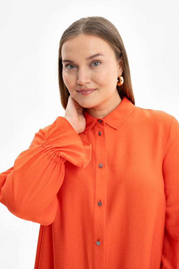 Etek Ucu Volanlı Tunik - 5