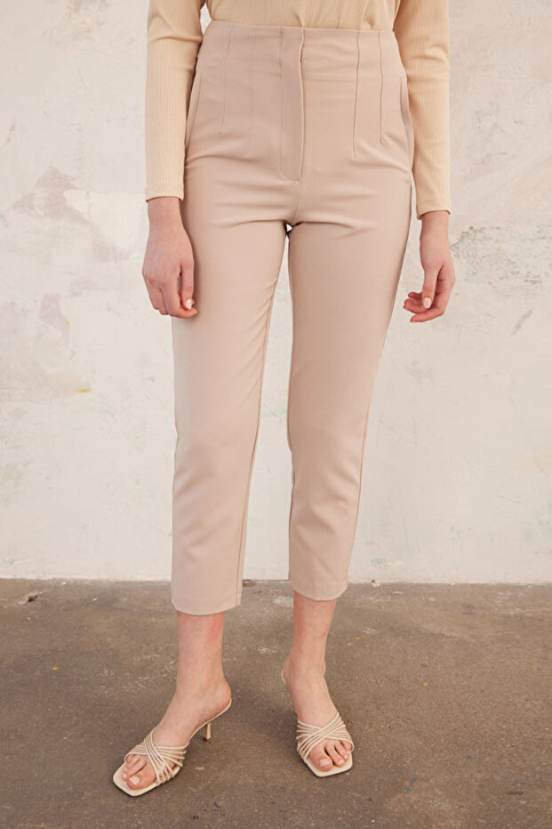 Yüksek Bel Pantolon - 5