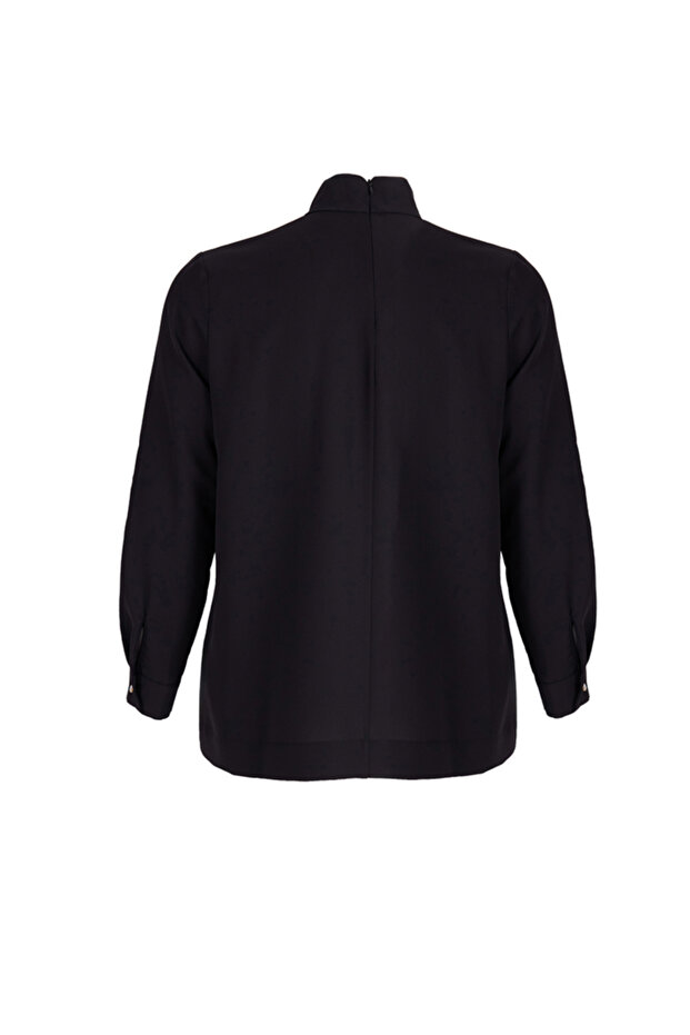 İşleme Detaylı Bluz - 3