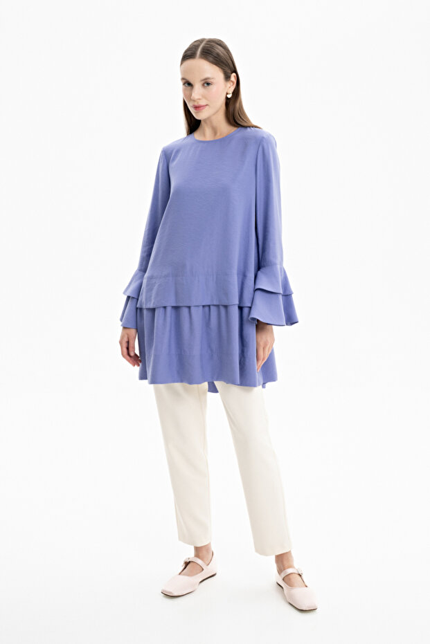 Fırfır Detaylı Tunik - 2