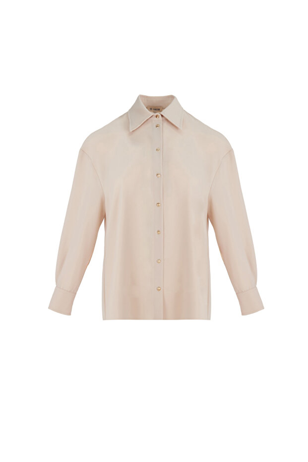 بلوزة كلاسيكية بتفاصيل أزرار - 1