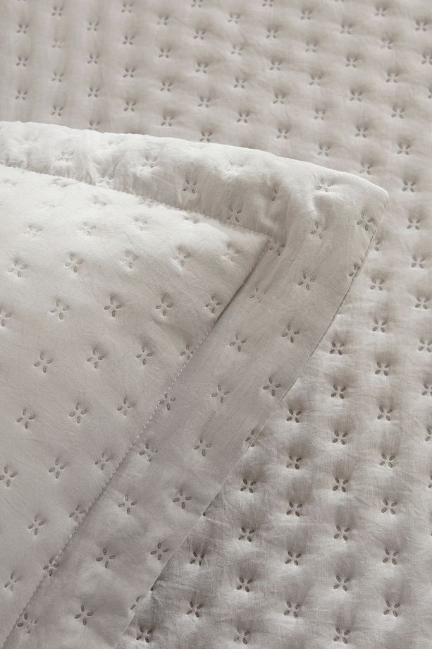 Breeze Soft Çift Kişilik Yatak Örtüsü Gri - 5