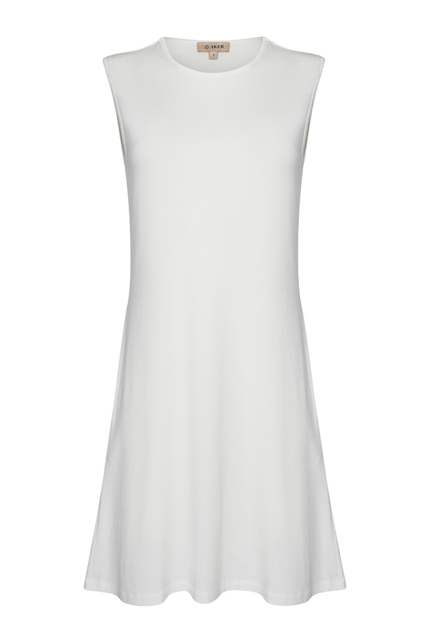 Crew Neck Zero Sleeve Tunic