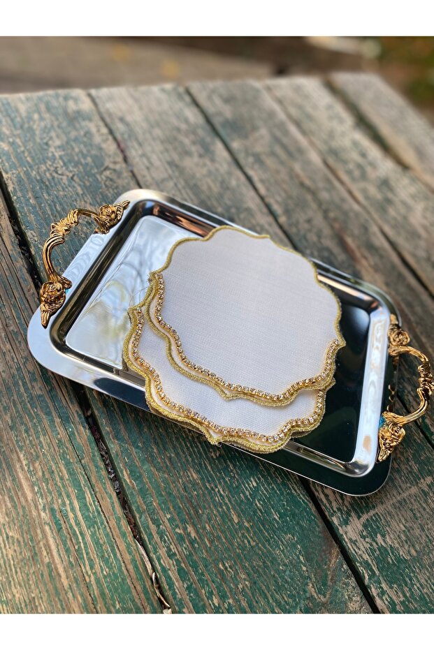 Sunum Peçetesi Taşlı 2 Li - 1