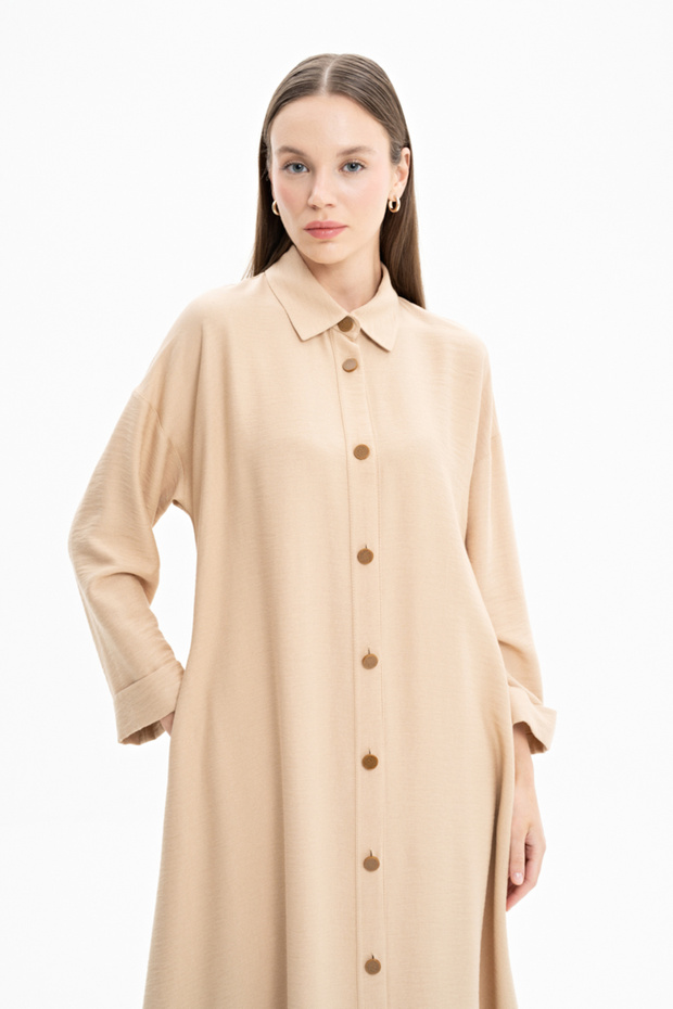 Rahat Kesim Elbise - 4