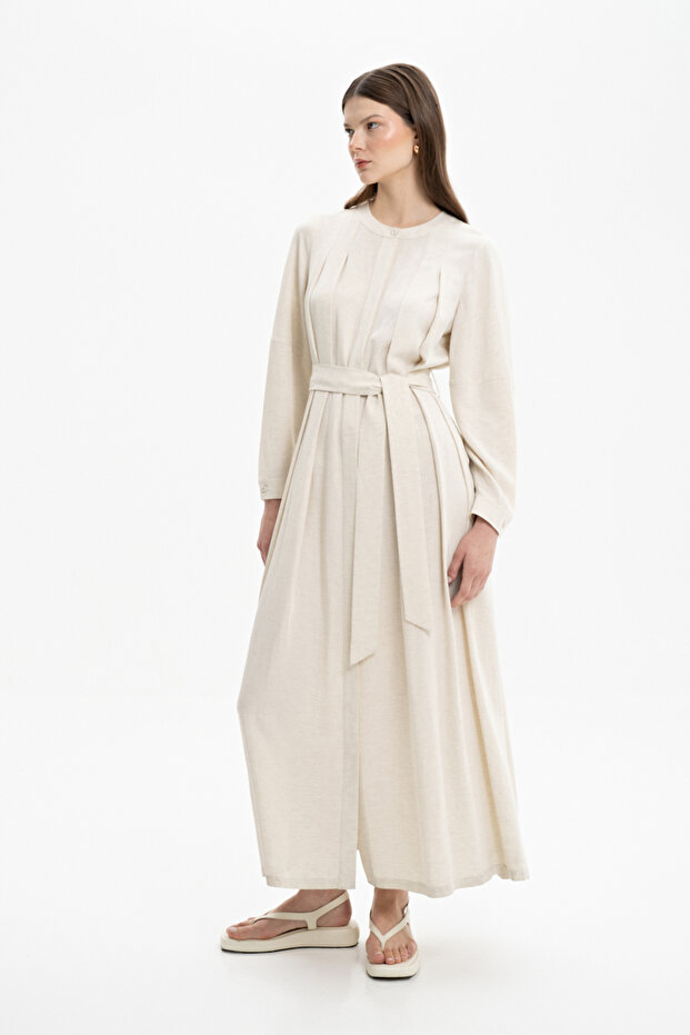 Belden Kuşaklı Elbise - 2