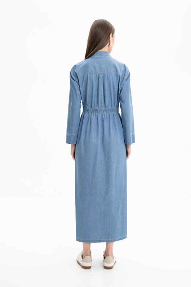 Beli Lastikli Jean Pardösü - 3