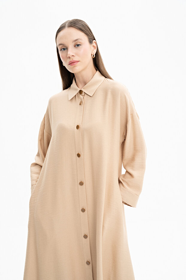 Rahat Kesim Elbise - 5