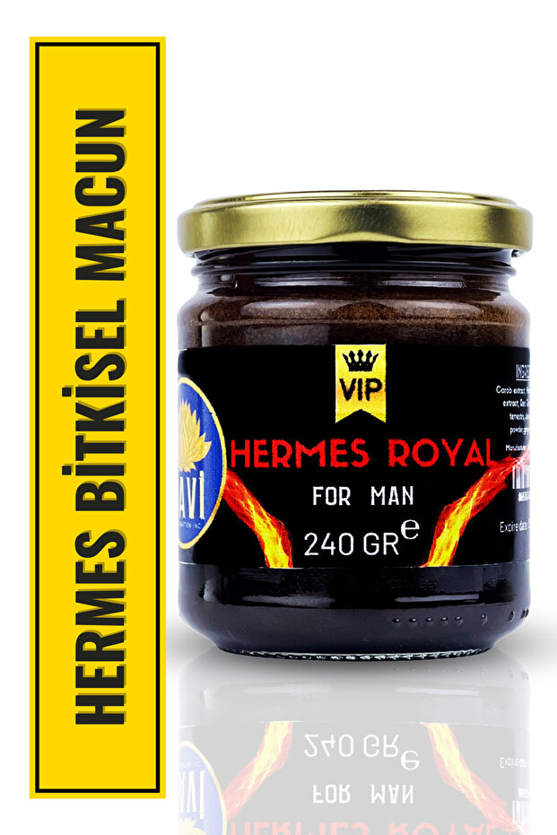 DAVİ Hermes Royal's Bitkisel İçerikli Mesir Macunu – Ginseng ve Bitki Ekstreleri İçeren Karışım 240gr