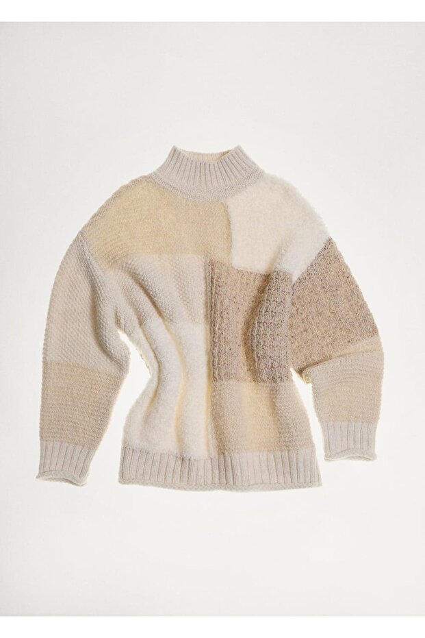 Perkins yaka patchwork kazak - 7