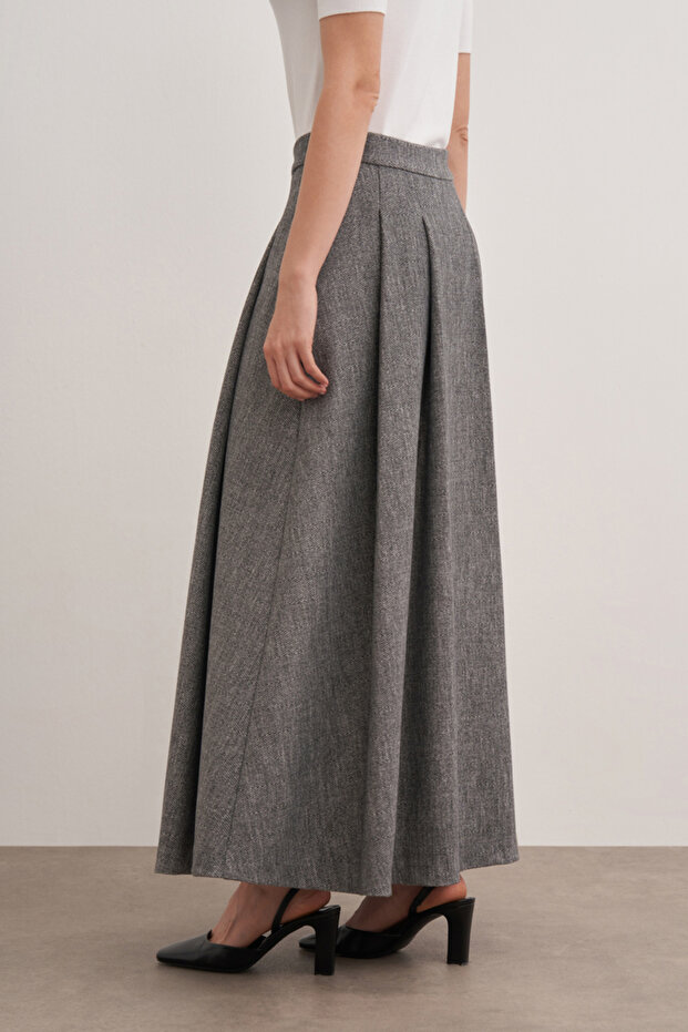 Beli Lastikli Etek - 5