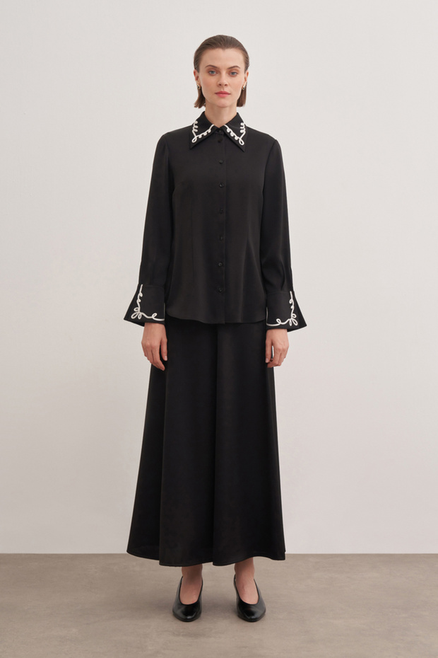 116811 Beli Kemerli Kiloş Etek - 1