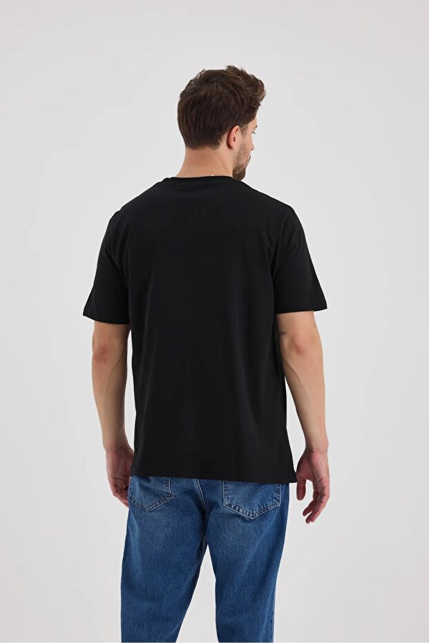 Pocketless Short Sleeve Solid Classic Basic T-Shirt - 2