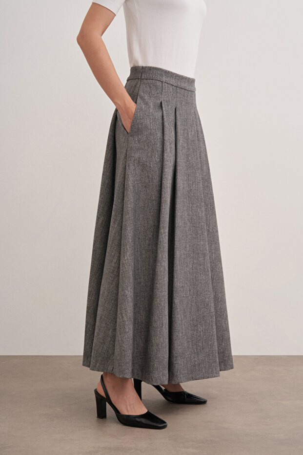 Beli Lastikli Etek - 3