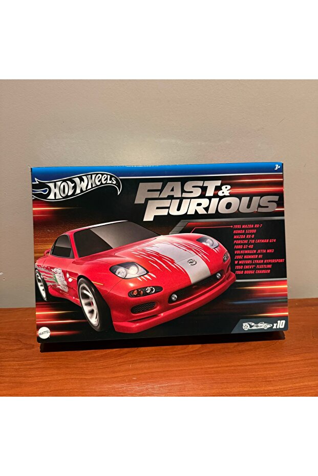 مجموعة فاست اند فيوريوس مازدا RX-7 مكونة من 10 قطع