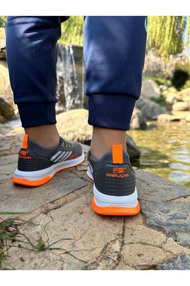 Fileli Yazlık Yürüyüş Ortopedik Rahat Hafif Taban Lastikli Çocuk Spor Ayakkabı Sneaker - 3