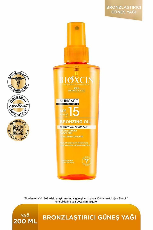 Sun Care Bronzlaştırıcı Yağ Spf15 200 ml 2 adet - 2