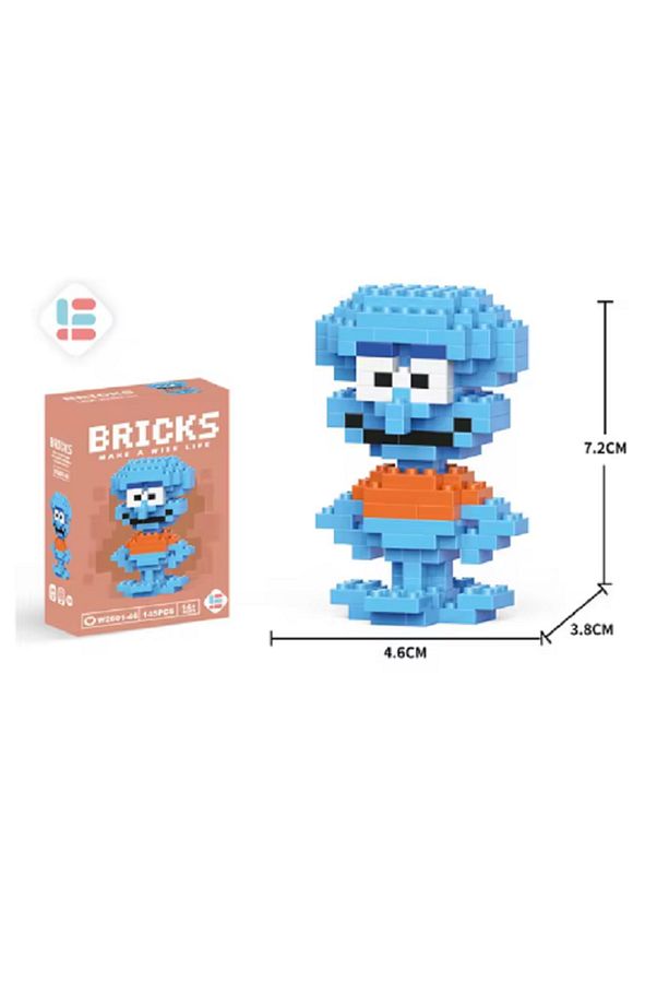 Sünger Bob, Bay Yengeç, Patrick, Squidward Figürü 3d Yapboz Puzzle Yapı Oyuncakları - 3
