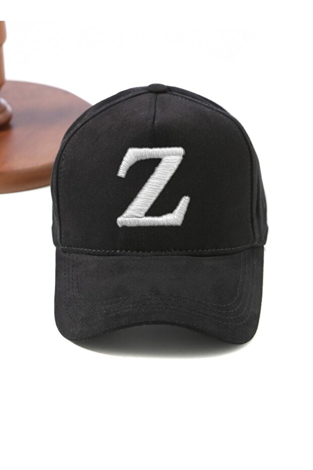 Luxury Gabardine Baseball Cap with Z Letter