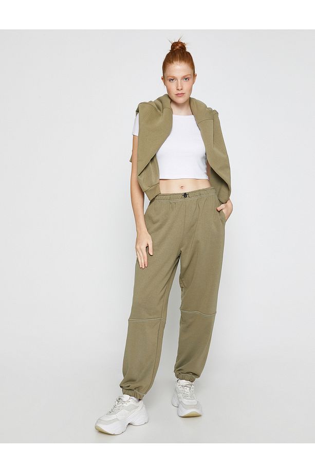 Jogger Eşofman Altı Cep Detaylı - 1