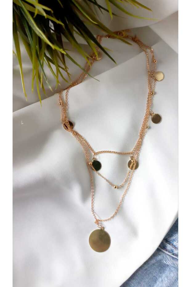 Pullu Çoklu Kolye - 1