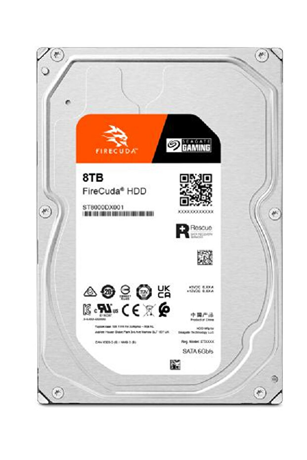 Firecuda Gaming 8TB 256MB Cache 7200RPM 3.5'' SATA ST8000DX001 - 1